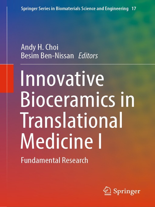 Innovative Bioceramics in Translational Medicine I - Westchester